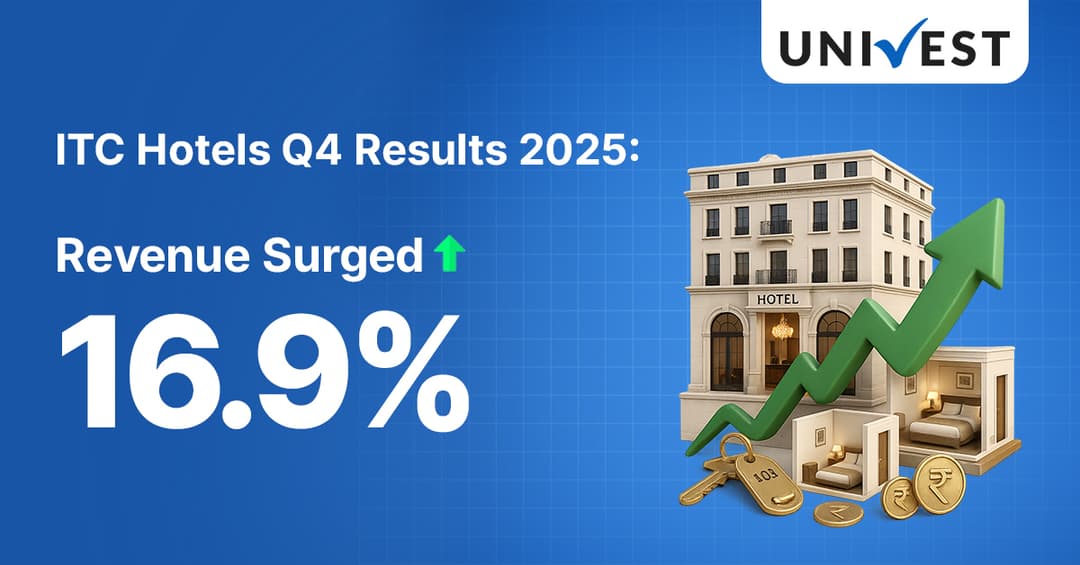 ITC Hotels Q4 Results 2025: Q4 Earnings Rises 40.78% and Revenue Rises to ₹1,060.62 crores