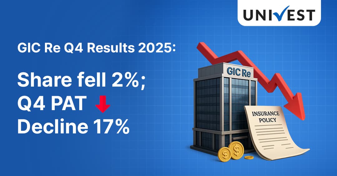 GIC Re Q4 Results 2025: Share decline 2% Intraday; Q4 Standalone PAT declines 17%; 