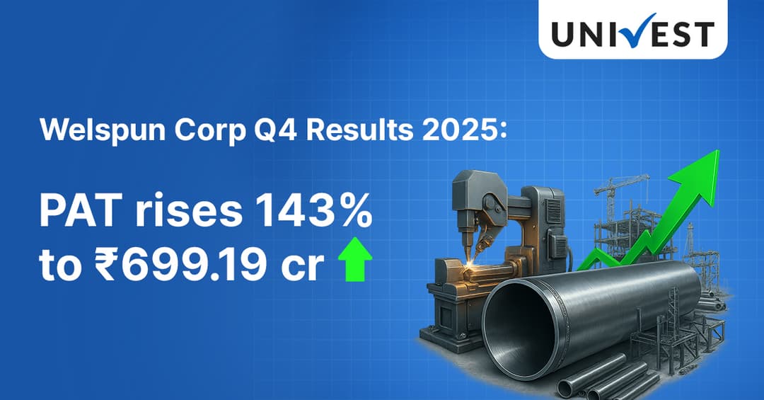 Welspun Corp Q4 Results 2025: Shares Rises 9%; Q4 Net Profits Jumps 143%