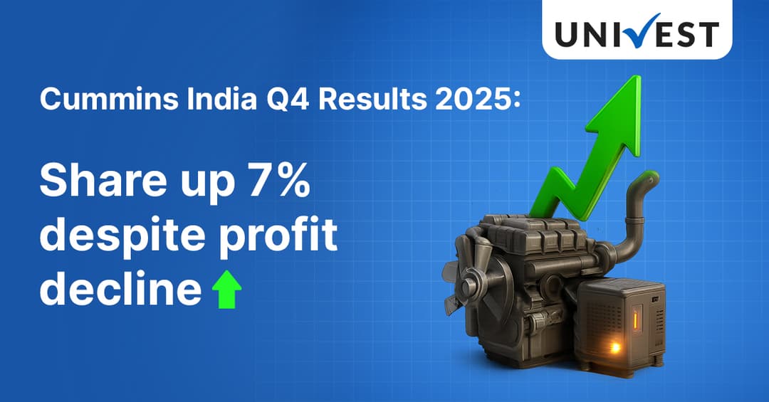 Cummins India Q4 Results 2025: Profits Decline 7% to ₹521 crores; ₹33.50 per Share Dividend Declared