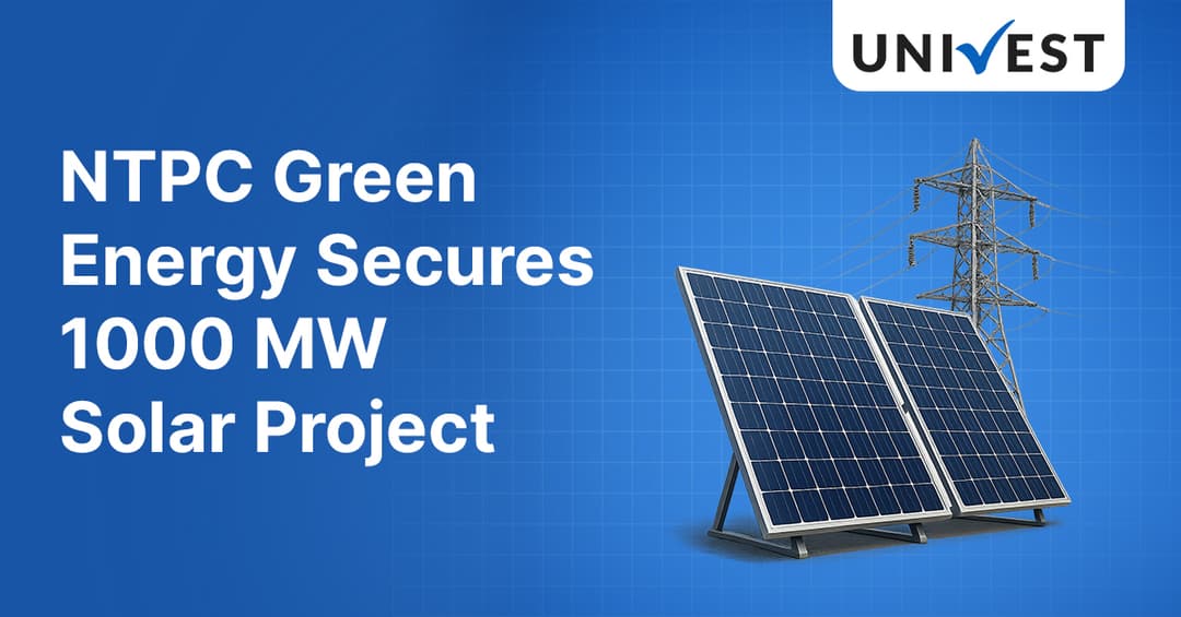 NTPC Green Energy Bagged 1000 MW Solar Project; Shares Trade in Green Zone