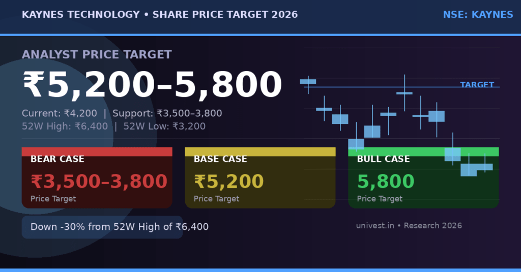 Kaynes Technology India Share Price Target