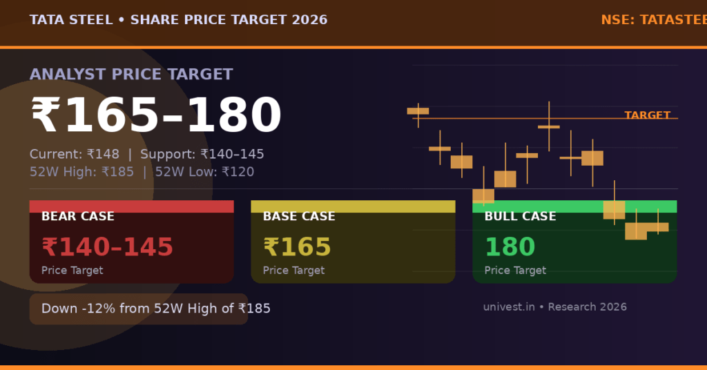 Tata Steel share price target