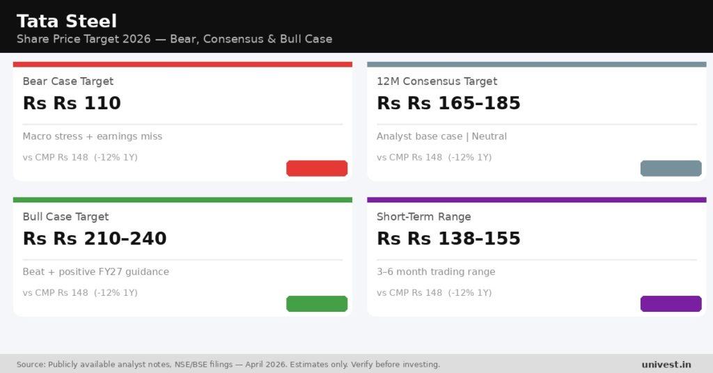 Tata Steel Share Price Target