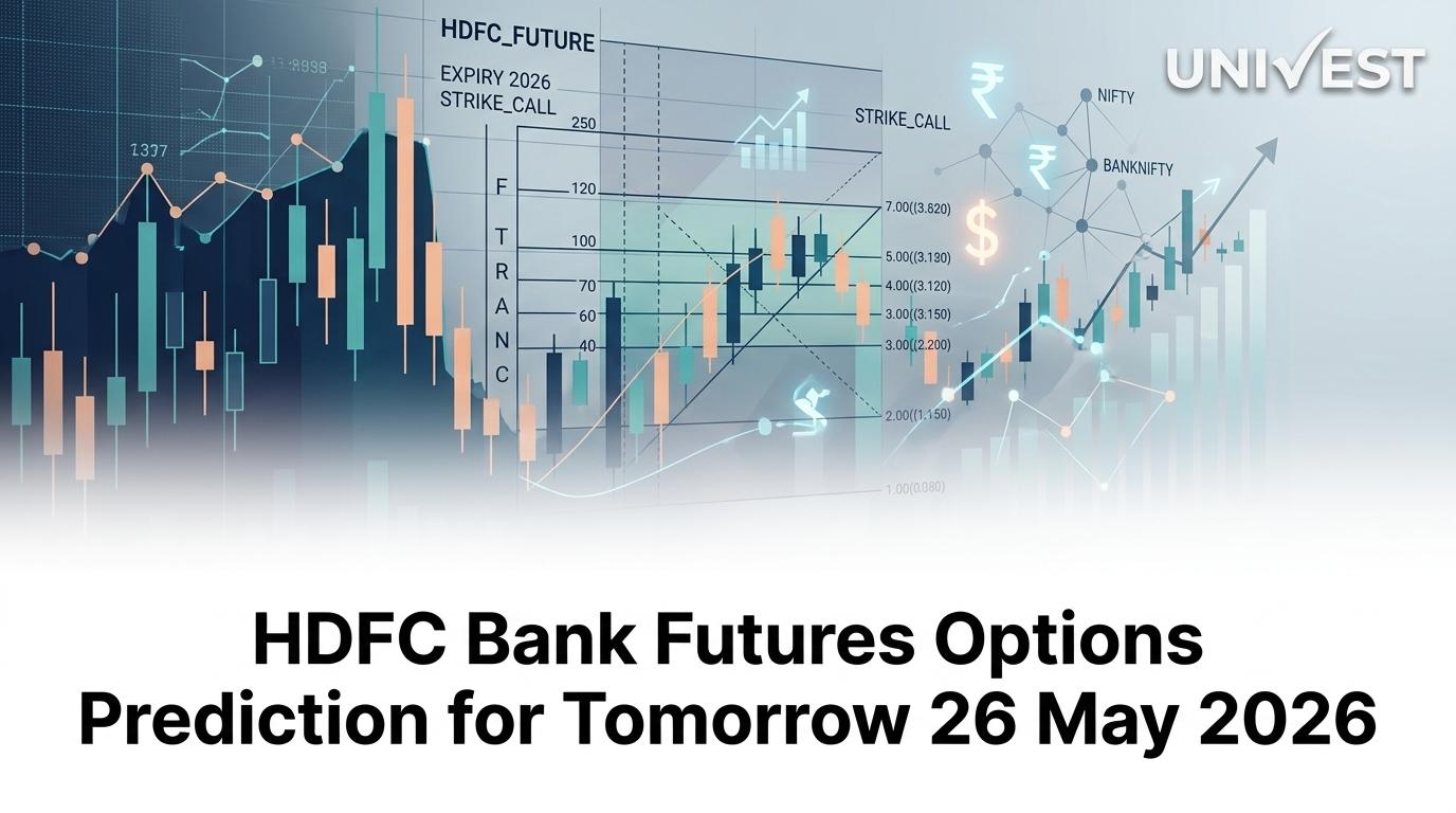 HDFC Bank Futures Options Prediction for Tomorrow 26 May 2026: Closes at Rs 786.85 (+2.61%) on NSE Monthly Expiry Eve