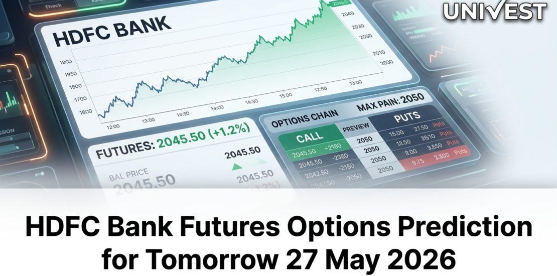 HDFC Bank Futures Options Prediction for Tomorrow 27 May 2026
