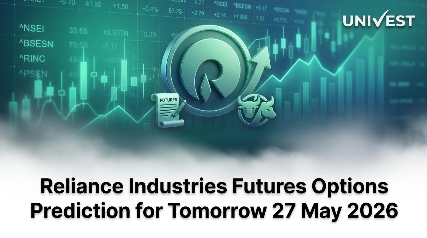 Reliance Industries Futures Options Prediction for Tomorrow 27 May 2026: Closes Rs 1,356.30 (-0.78%) on Iran-Driven Expiry Day