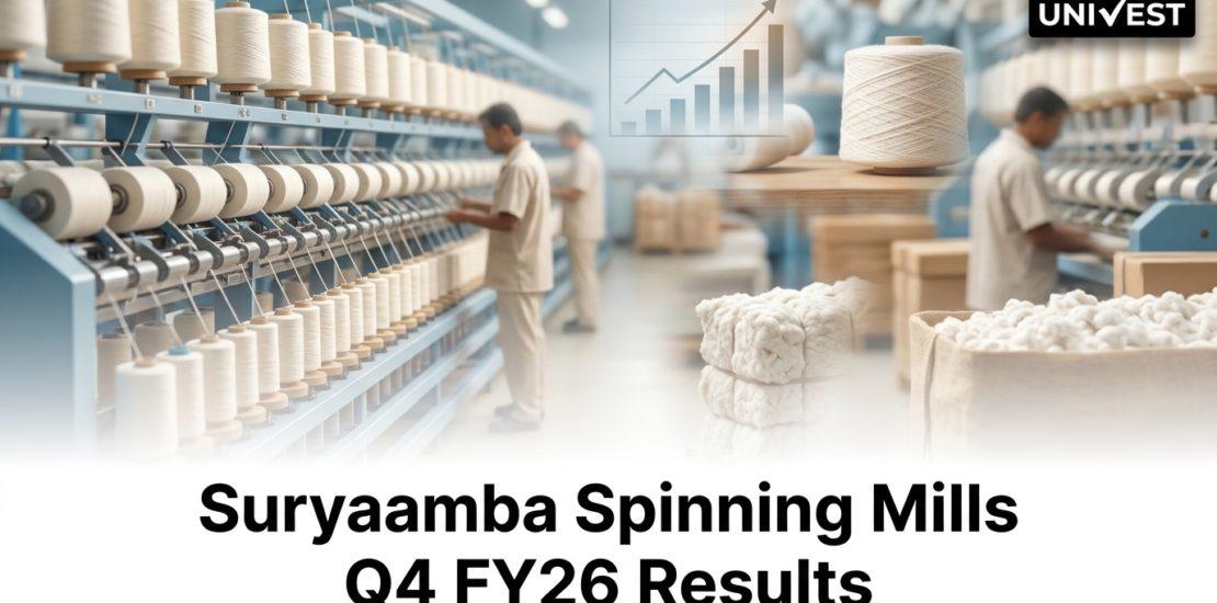 Suryaamba Spinning Mills Q4 FY26 Results