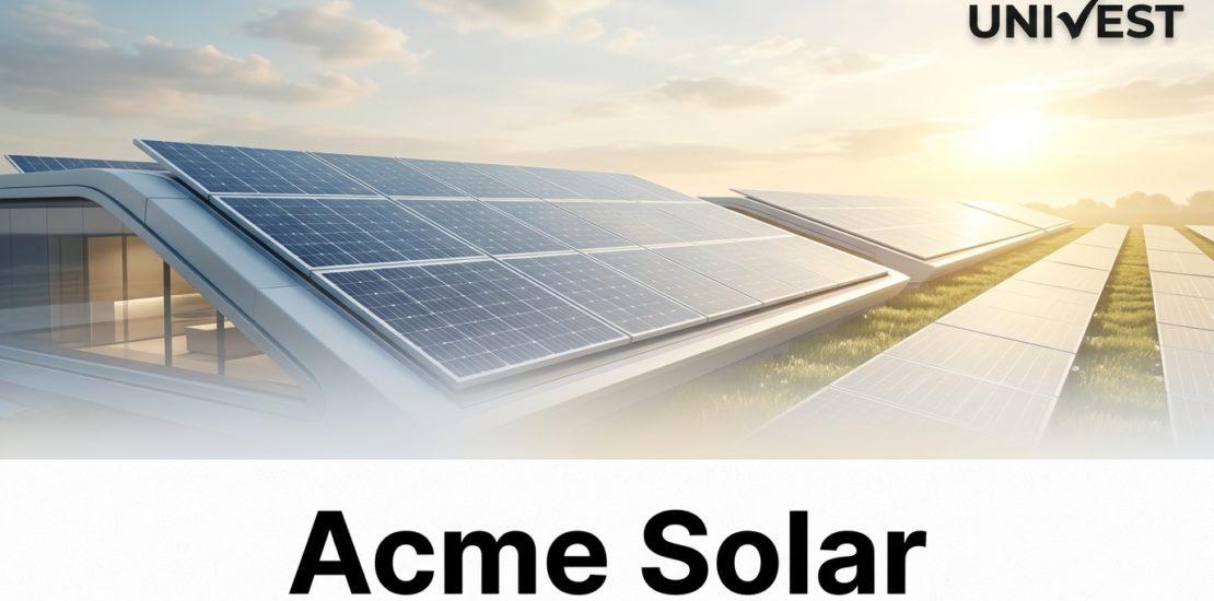 Acme Solar Latest News