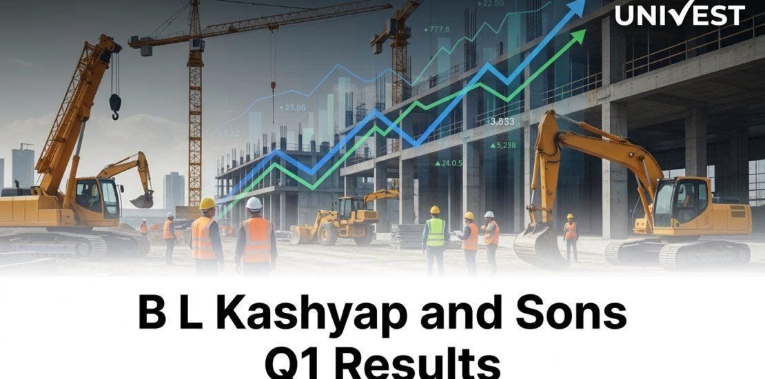 B L Kashyap and Sons Q1 Results