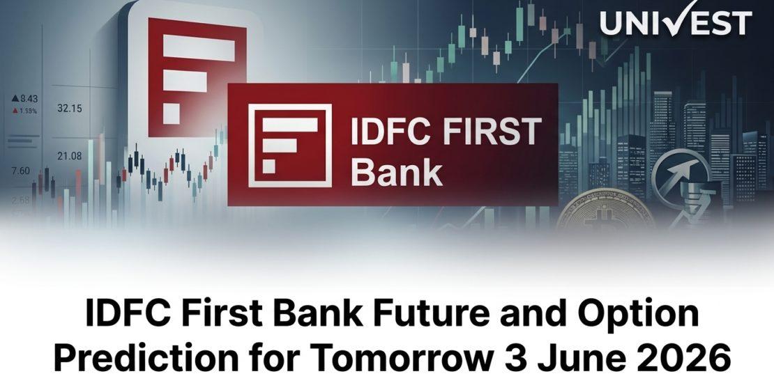 IDFC First Bank Future and Option Prediction for Tomorrow 3 June 2026