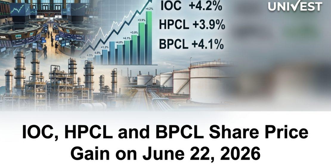 IOC, HPCL and BPCL Share Price Gain on June 22, 2026