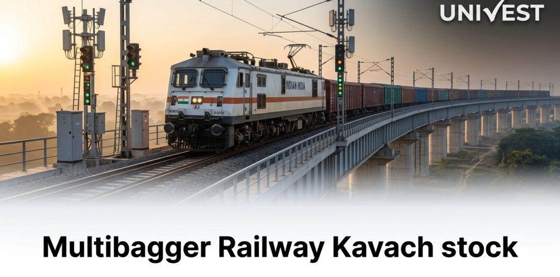 This multibagger Railway Kavach stock sees profit booking after rising 110%