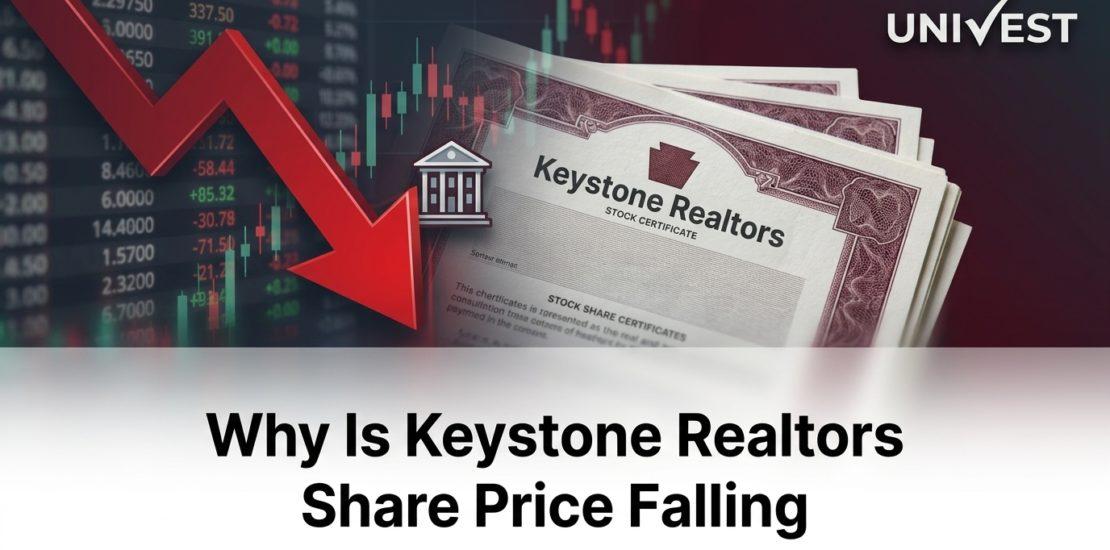 Why Is Keystone Realtors Share Price Falling