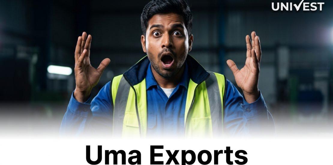 Why Is Uma Exports Share Price Falling