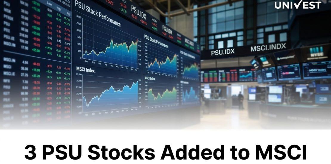 3 PSU Stocks Added to MSCI