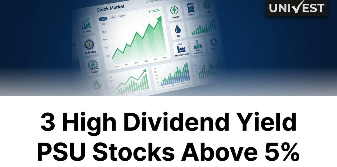 3 High Dividend Yield