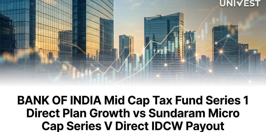 BANK OF INDIA Mid Cap Tax Fund Series 1 Direct Plan Growth vs Sundaram Micro Cap Series V Direct IDCW Payout: