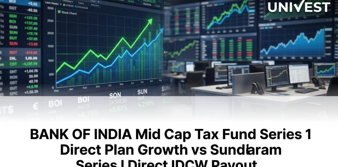 BANK OF INDIA Mid Cap Tax Fund Series 1 Direct Plan Growth vs Sundaram Series I Direct IDCW Payout:
