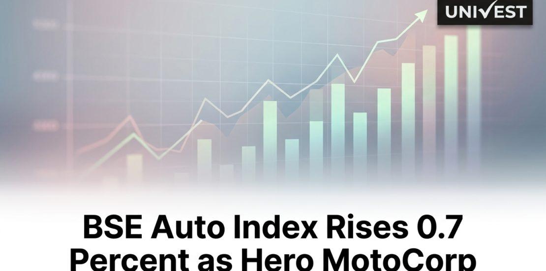 BSE Auto Index Rises 0.7 Percent as Hero MotoCorp,