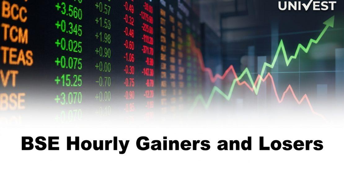BSE Hourly Gainers and Losers
