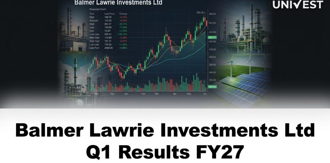 Balmer Lawrie Investments Ltd Q1 Results FY27