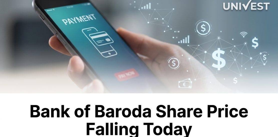 Bank of Baroda Share Price Falling Today, 21 July 2026