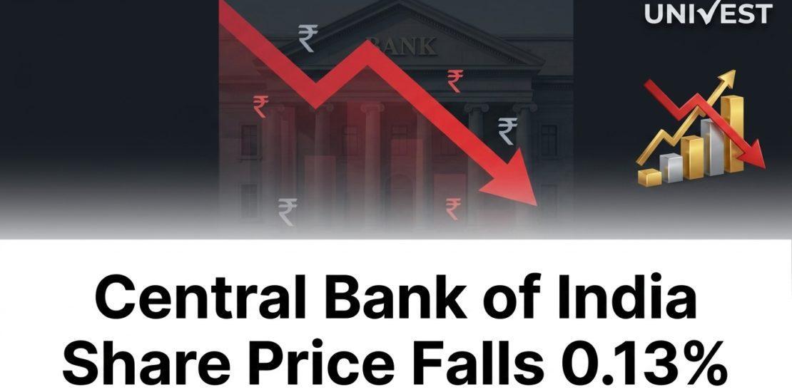 Central Bank of India Share Price Falls 0.13% After Q1 FY27 Results: