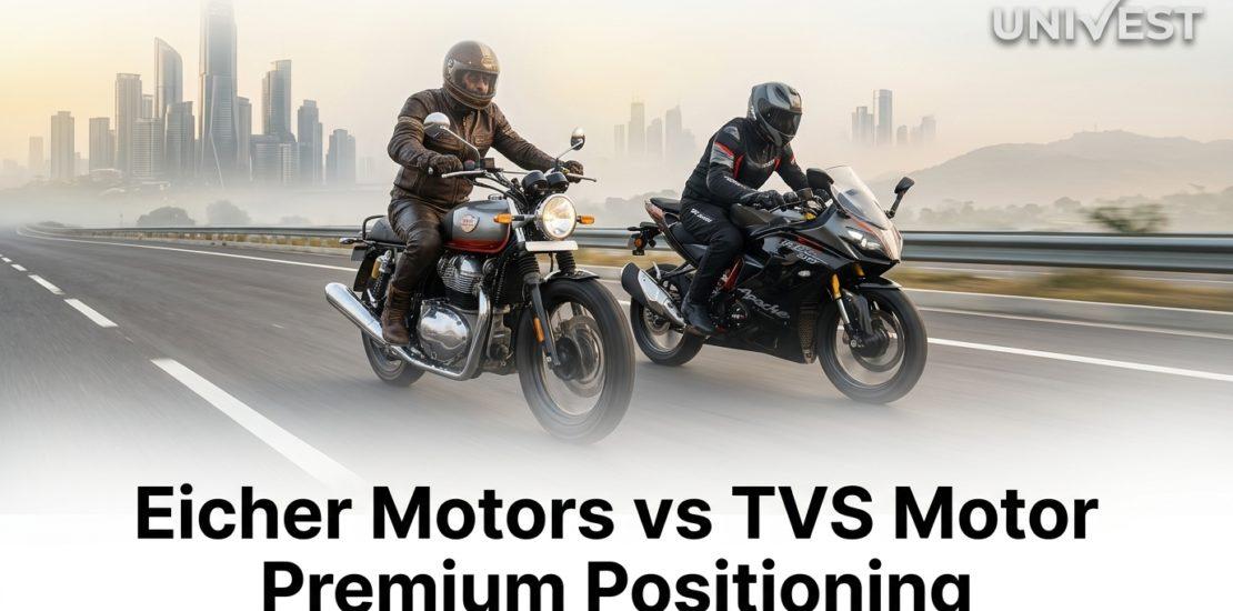 Eicher Motors vs TVS Motor Premium Positioning