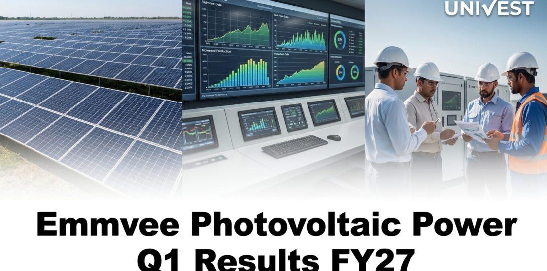 Emmvee Photovoltaic Power Q1 Results FY27