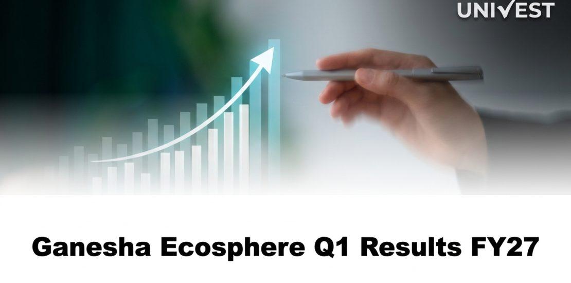 Ganesha Ecosphere Q1 Results FY27