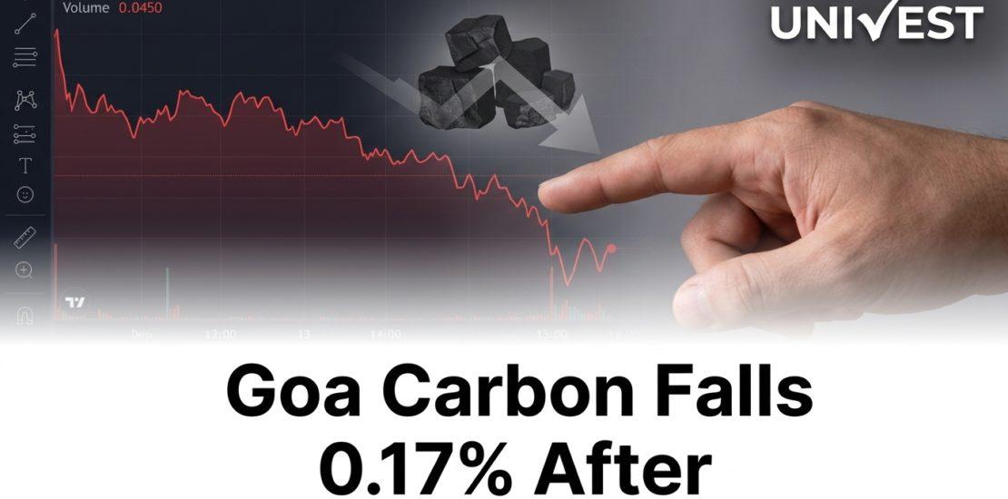 Goa Carbon Falls 0.17% After Q1 Results