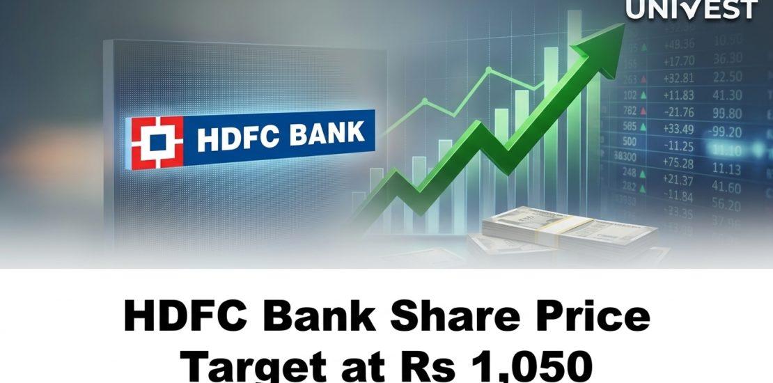 HDFC Bank Share Price Target at Rs 1,050