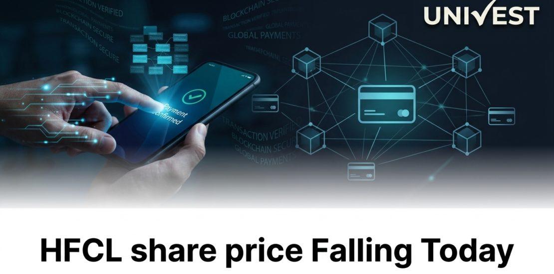 HFCL share price Falling Today