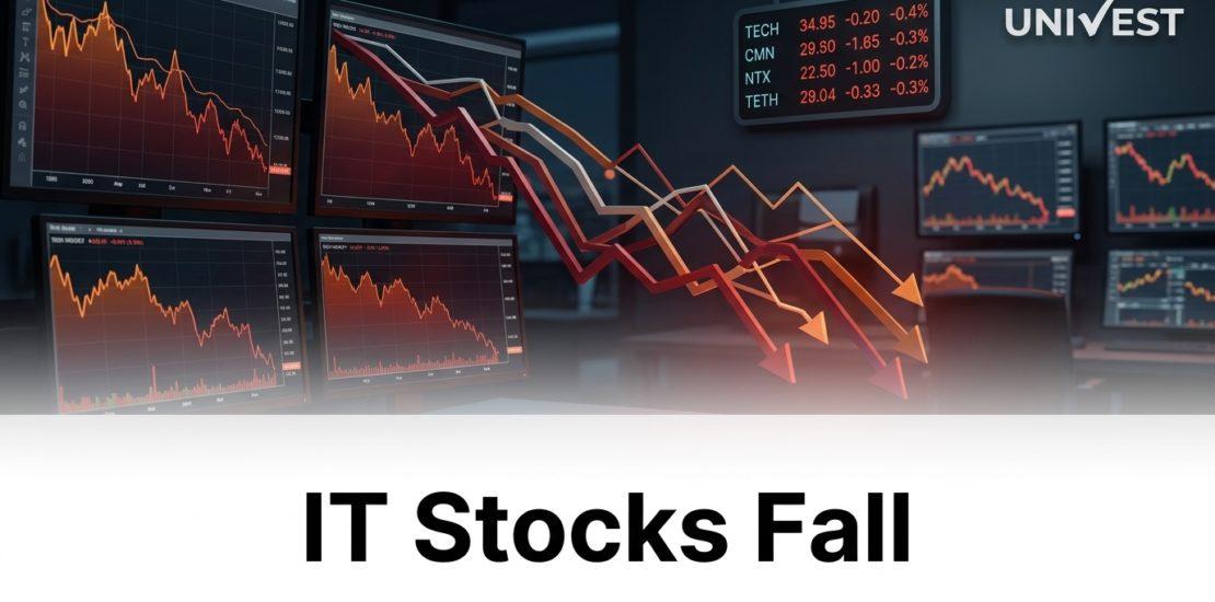 IT Stocks Fall as TCS Drops Over 1%