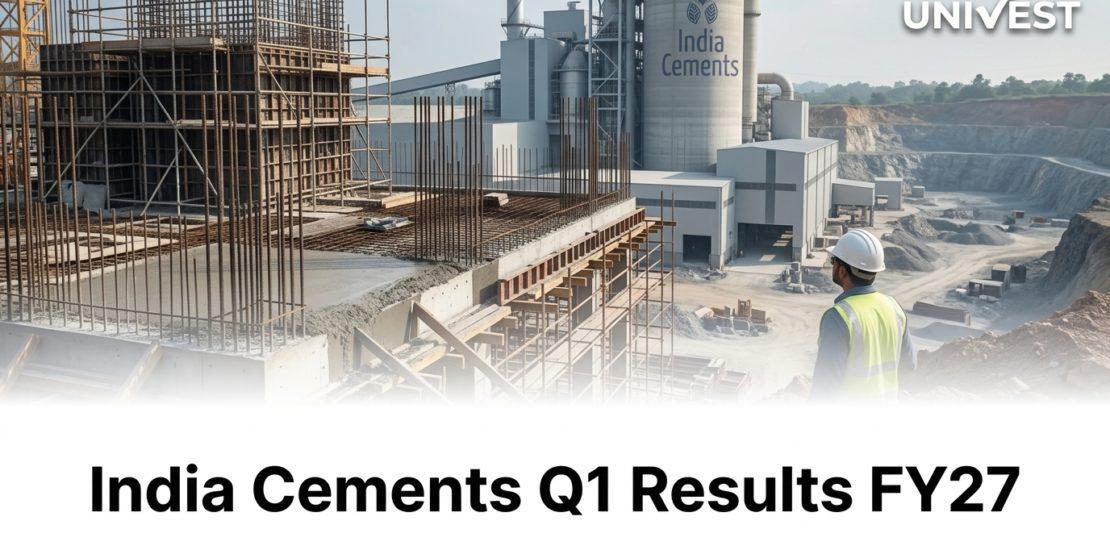 India Cements Q1 Results FY27