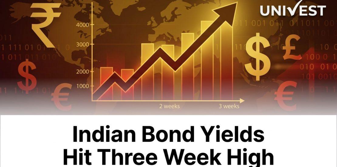Indian Bond Yields Hit Three Week High
