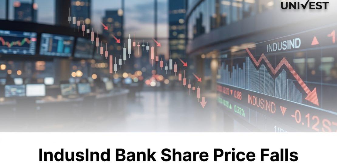 IndusInd Bank Share Price Falls 4.96%