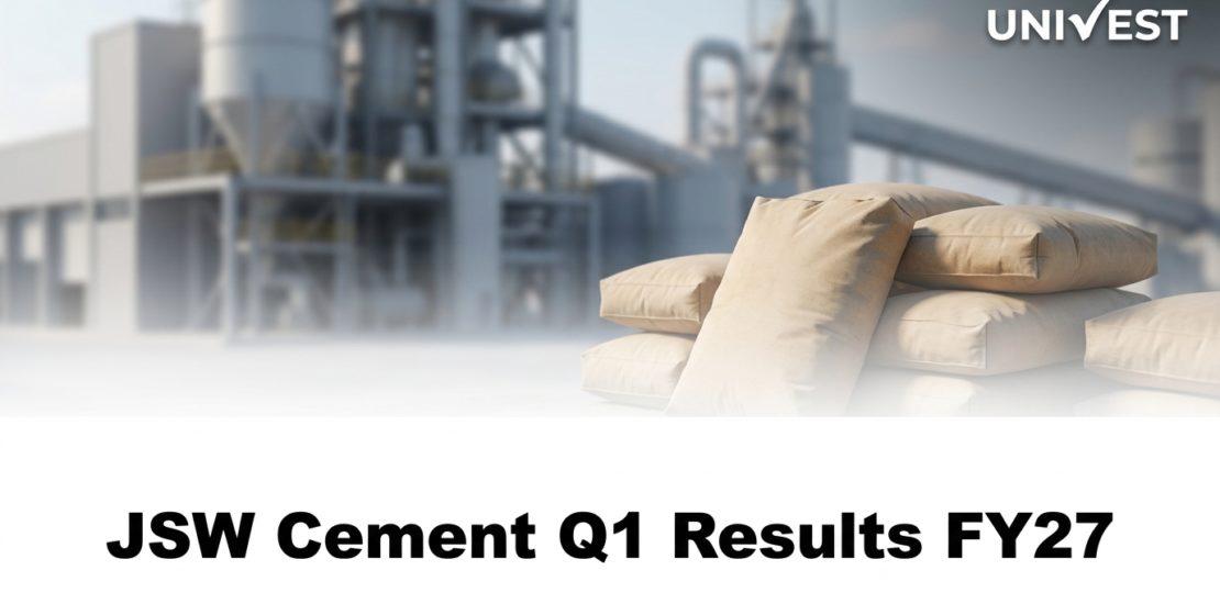 JSW Cement Q1 Results FY27
