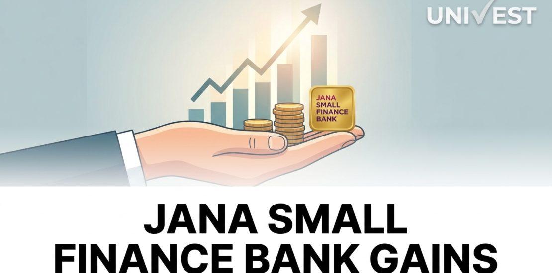 Jana Small Finance Bank Gains over 2% After Q1 Results