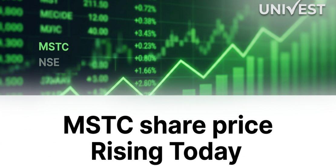 MSTC share price Rising Today