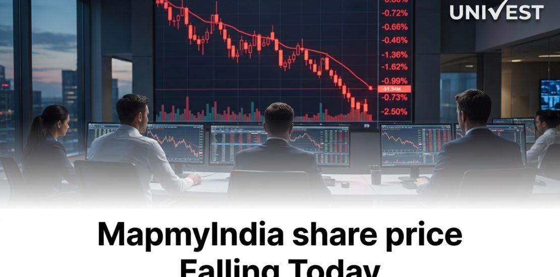 MapmyIndia share price Falling Today