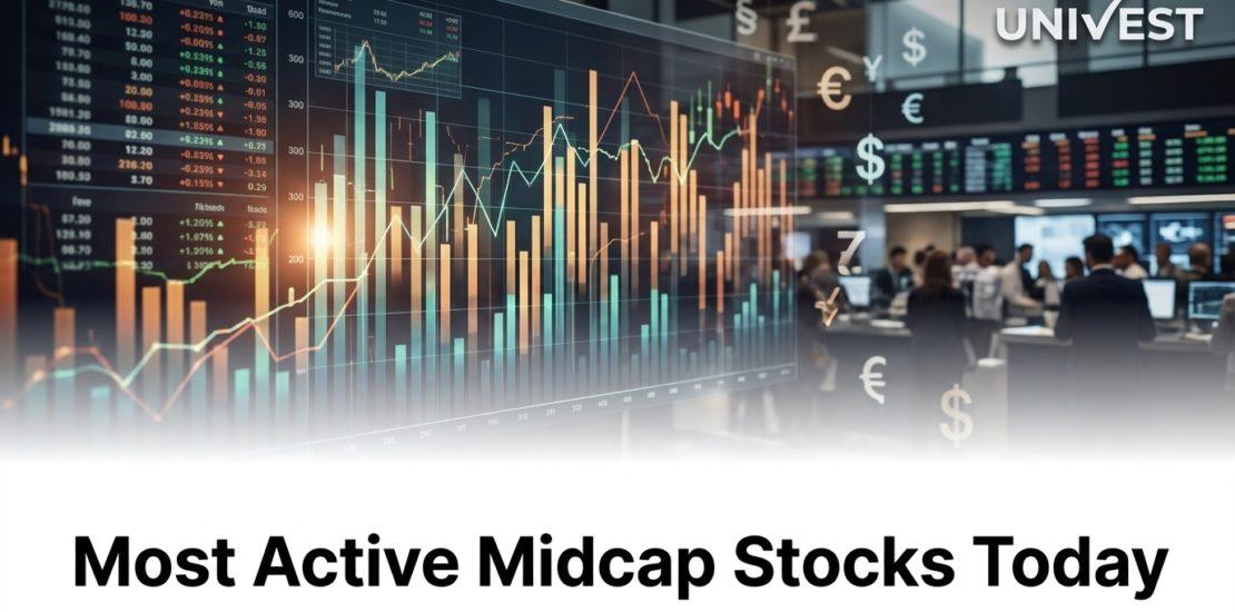 Most Active Midcap Stocks Today