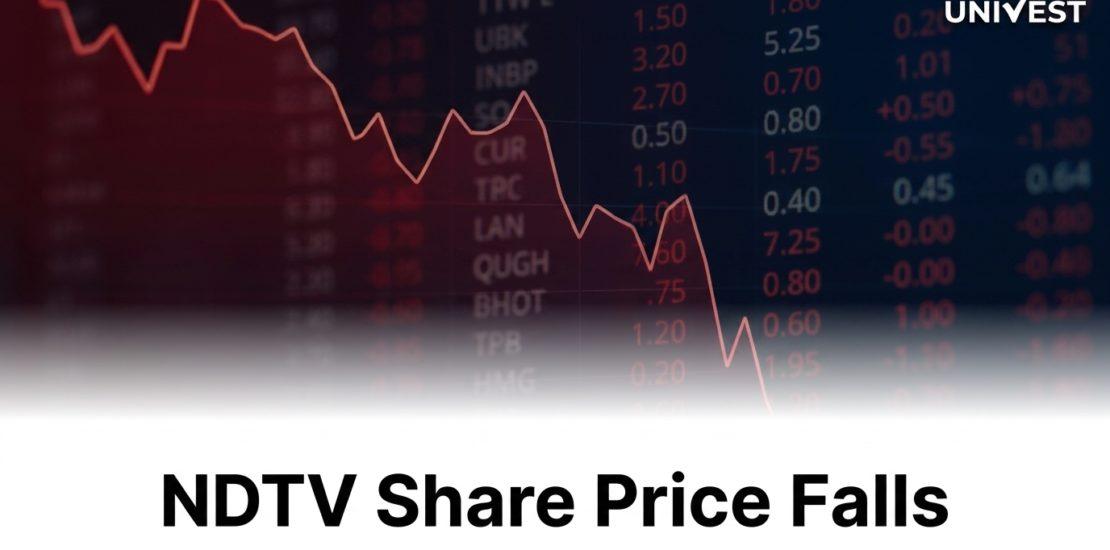 NDTV Share Price Falls 3.77 Percent