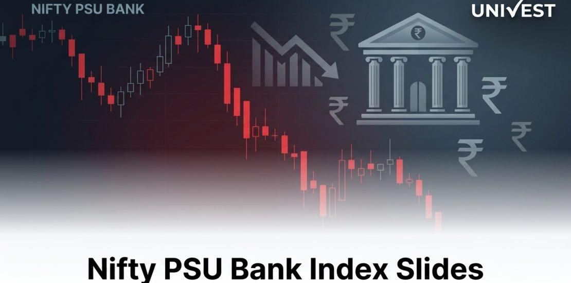 Nifty PSU Bank Index Slides for Second Consecutive Day