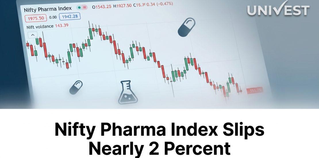 Nifty Pharma Index Slips Nearly 2 Percent