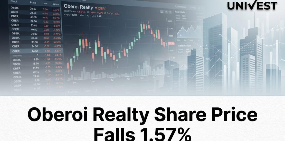 Oberoi Realty Share Price Falls 1.57% After Q1 FY27 Results: