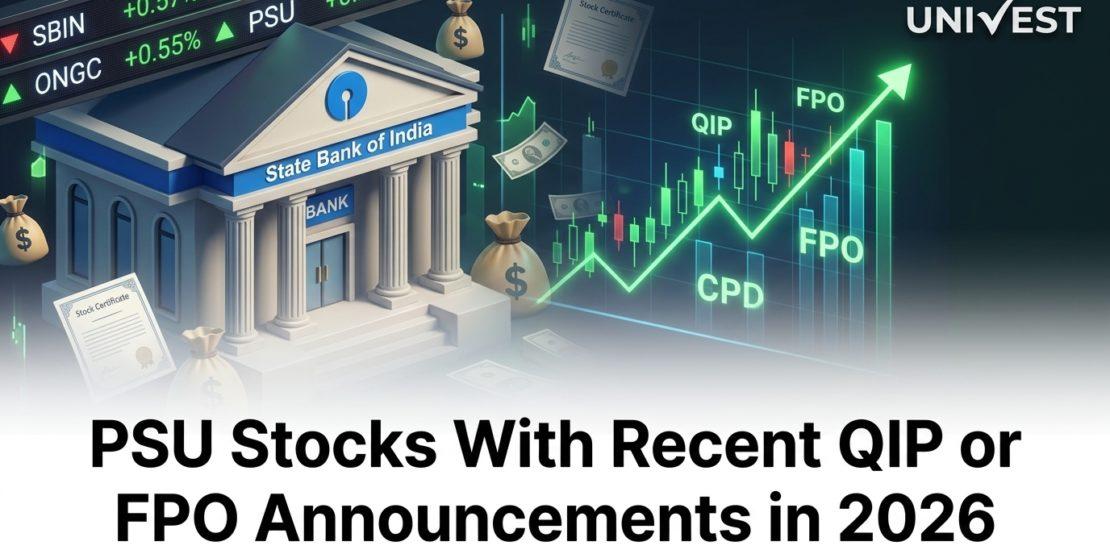 PSU Stocks With Recent QIP or FPO Announcements in 2026