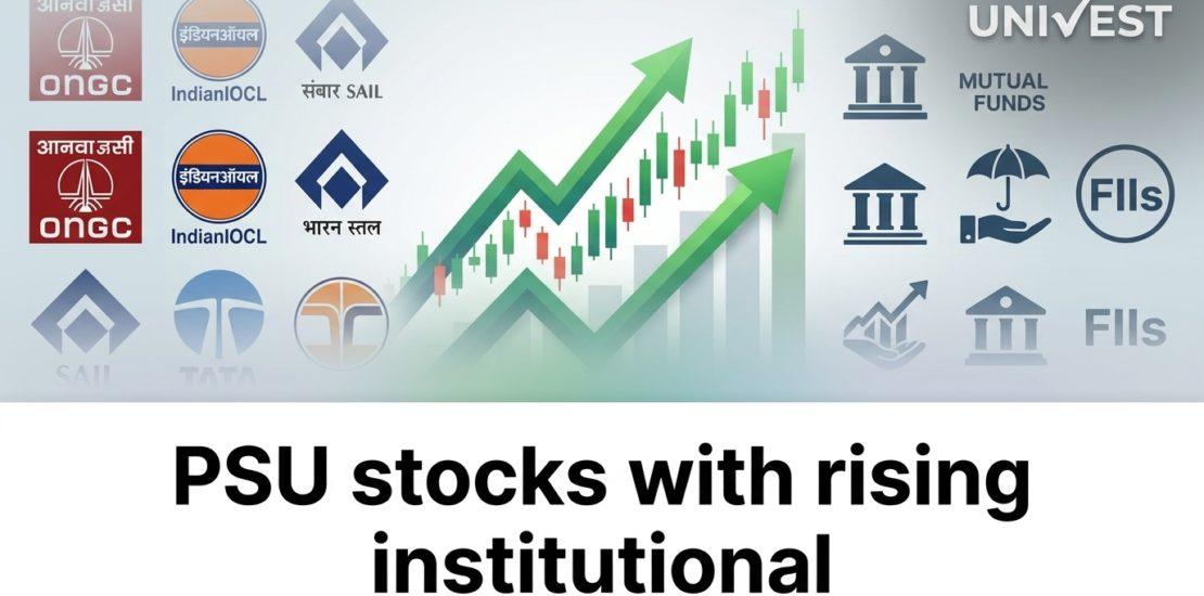 PSU stocks with rising institutional