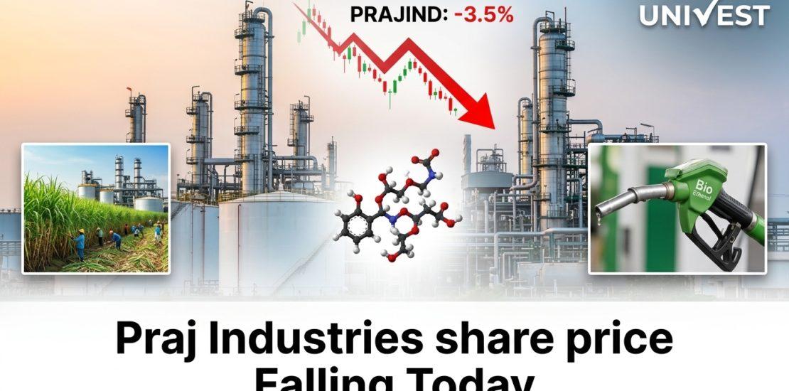 Praj Industries share price Falling Today